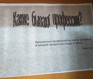 25 февраля 2022 г. Книжная выставка: «И каждой профессии - слава и честь». Старобжегокайская СБ