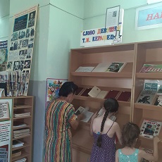 16 августа 2022 г. Литературная гостиная «Слово девушки», приуроченная к 120-летию. Т. Керашева. ЭГБ №1