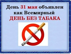31 мая 2023 г. Информационный час «В плену табачного дыма». Старобжегокайская СБ