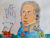 30 апреля 2025 г. Всероссийский конкурс рисунка «Адмирал Фёдор Ушаков моими глазами». ЭГБ №1