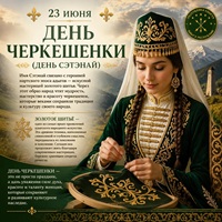 23 июня 2026 г. День Черкешенки (День Сэтэнай) в Республике Адыгея. Суповская СБ